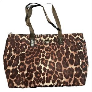 Coach Animal Print Weekend Bag